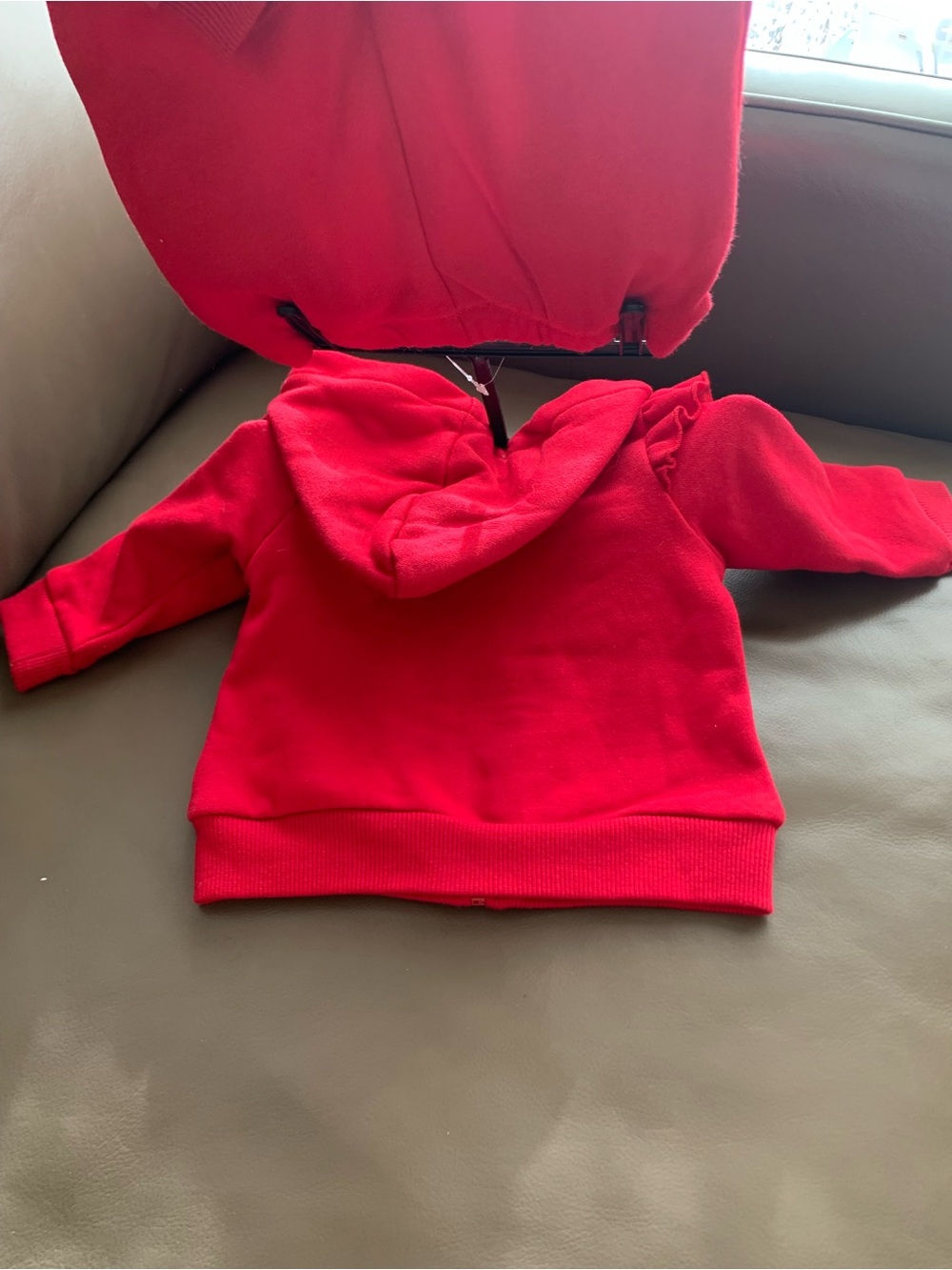 Tommy Hilfiger Red Sequin Heart Baby Hoodie & Pants Set - Picture 14 of 17